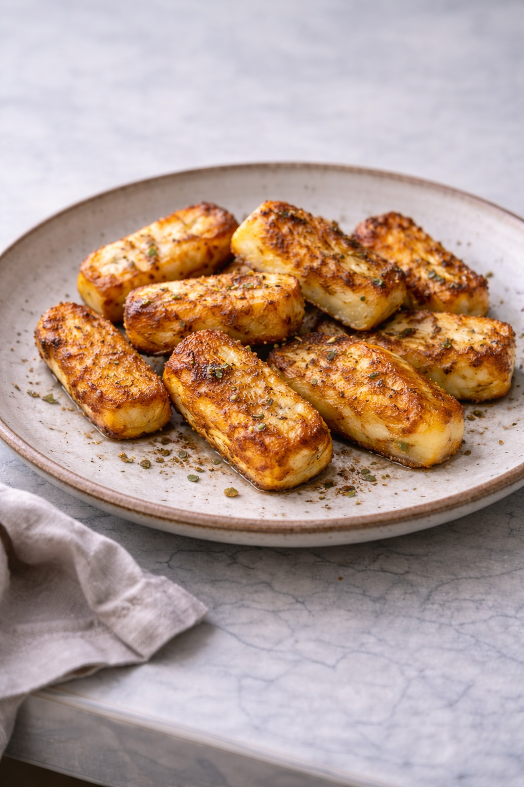 Air fryer halloumi cooked for a quick, easy meal with minimal prep and bold flavor.