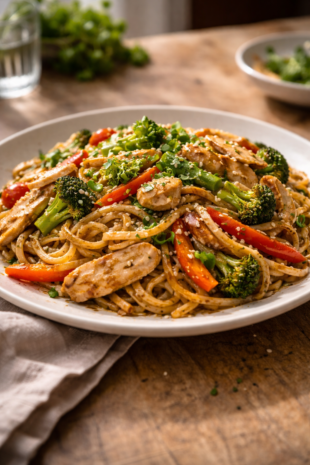 quick noodle stir-fry with vegetables for a fast weeknight dinner
